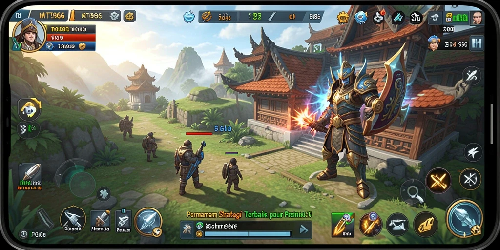 Tampilan menakjubkan dari gameplay SLG di MT966.