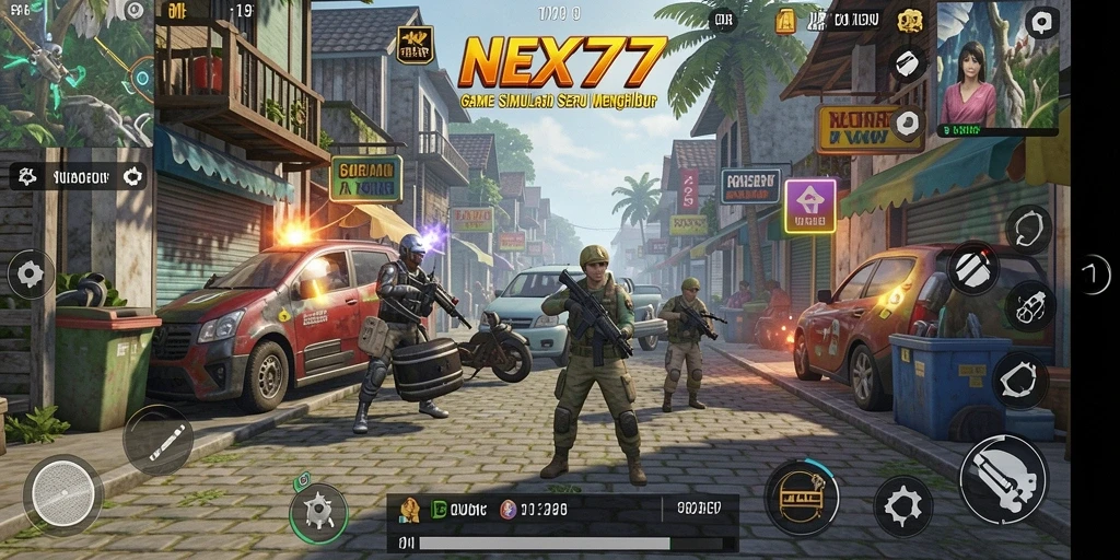 Screenshot gameplay NEX777 menampilkan pengalaman simulasi yang mendebarkan.