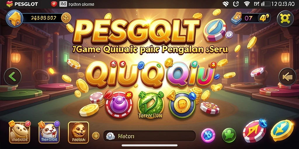 Tampilan gameplay PESGSLOT dengan pengalaman bermain QiuQiu yang seru.